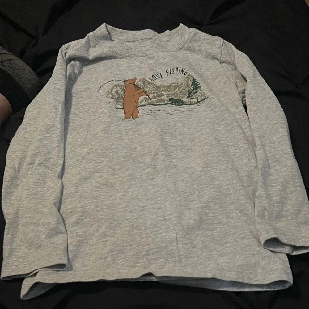Carter's Heather Gray Long Sleeve Shirt
